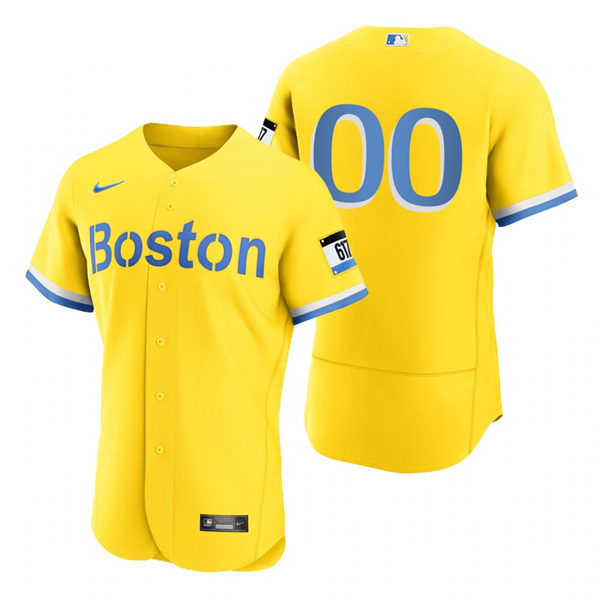 yellow red sox jersey
