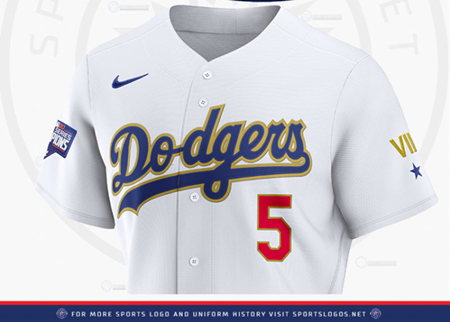 Men's Los Angeles Dodgers Custom Nike White/Gold 2021 Gold Program Flex Base Jersey