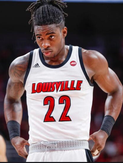 Men's Louisville Cardinals #22 Aidan Igiehon Adidas 2020 White/Black Basketball Jersey  