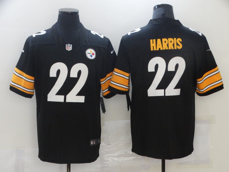 Men's Pittsburgh Steelers #22 Najee Harris Nike Black Vapor F.U.S.E. Limited Jersey