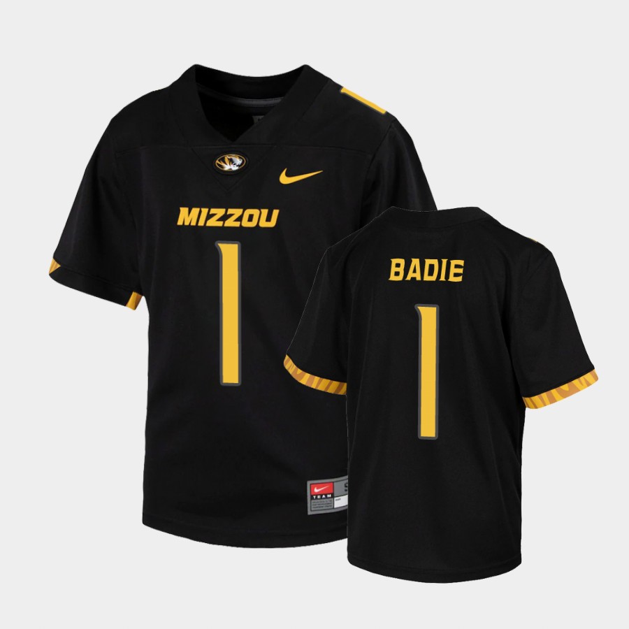 Men's Missouri Tigers #1 Tyler Badie Nike Black Football Jersey