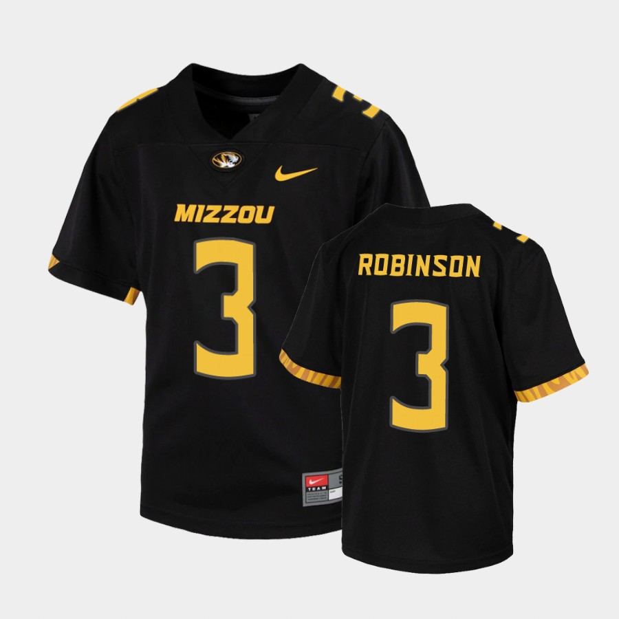 Men's Missouri Tigers #3 Shawn Robinson Nike Black Football Jersey
