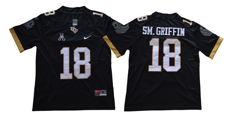 Men's UCF Knights #18 Shaquem Griffin Nike Black College Football Jersey