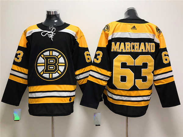 Youth Boston Bruin #63 Brad Marchand Adidas Black Jersey