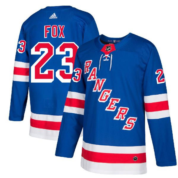 Mens New York Rangers #23 Adam Fox Adidas Home Royal Blue Jersey