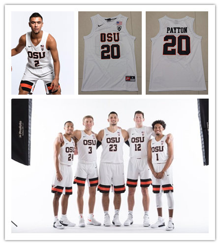 Mens Youth Oregon State Beavers Custom White Nike Basketball Jersey