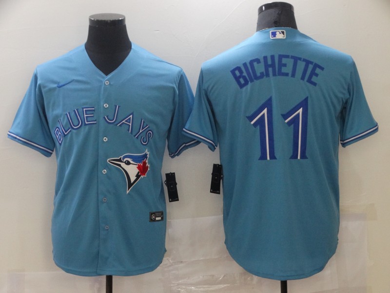 Youth Toronto Blue Jays 11 Bo Bichette Nike Powder Blue Cool Base Jersey