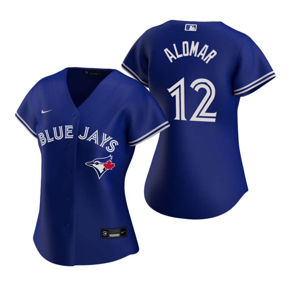 Women's Toronto Blue Jays #12 Roberto Alomar Nike Royal Alternate Jersey