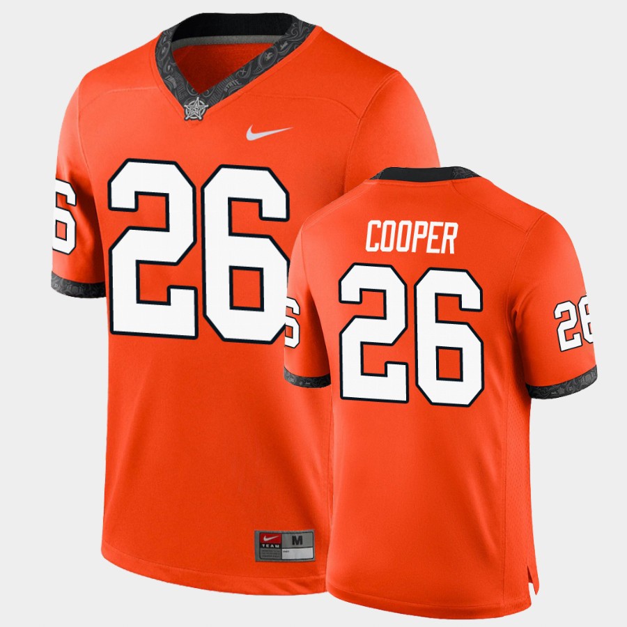 Men's Oklahoma State Cowboys #26 Micah Cooper Nike Orange College Football Jersey