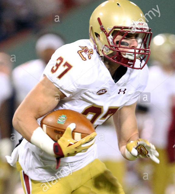 Men's Boston College Eagles #37 Michael Walker Under Armour Retro 1984 THROWBACK ROAD JERSEYS