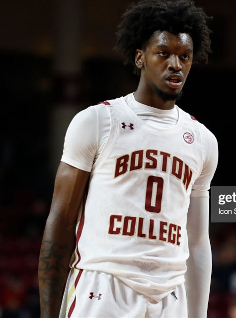 Men's Boston College Eagles #0 Frederick Scottr 2020 White Under Armour Basketball Jersey