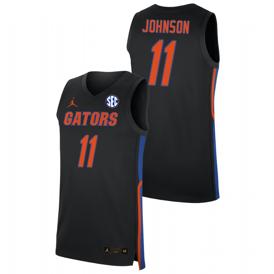 Men's Florida Gators 11 Keyontae Johnson 2020 Black Jordan College