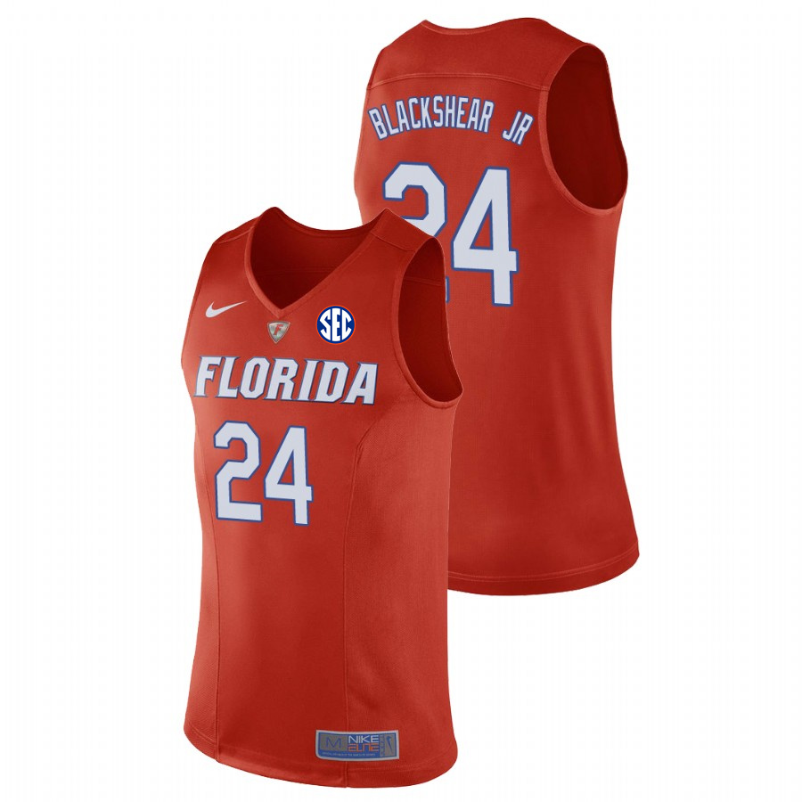 Men's Florida Gators #24 Kerry Blackshear Jr. Orange Nike College Basketball Jersey