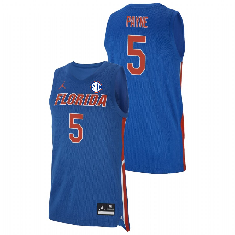 Men's Florida Gators #5 Omar Payne 2020 Royal Jordan College Basketball Jersey