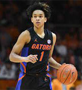 Men's Florida Gators #1 Tre Mann 2020 Black Jordan College Basketball Jersey