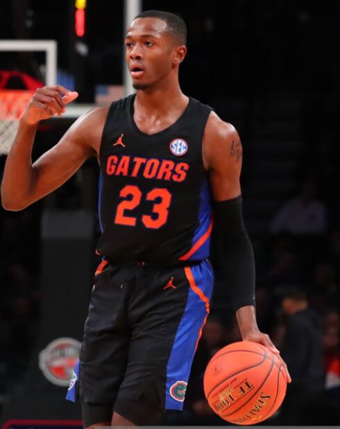 Men's Florida Gators #23 Scottie Lewis 2020 Black Jordan College Basketball Jersey