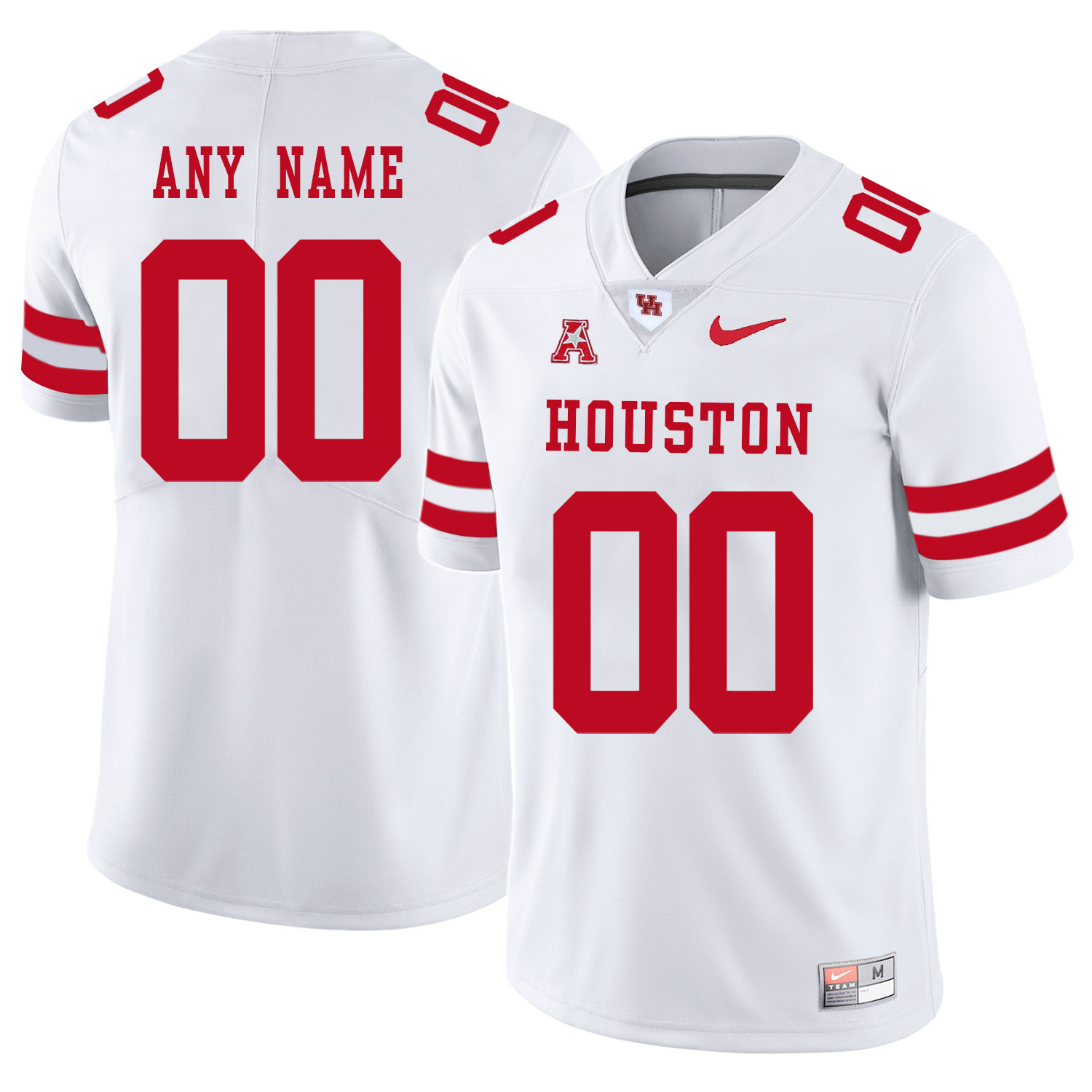 Mens Youth Houston Cougars Custom 2021 White Nike College Football Jersey