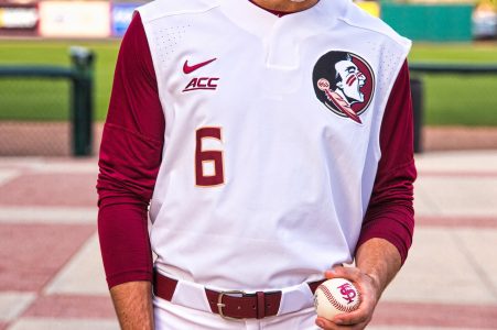 Mens Youth Florida State Seminoles Custom Nike White Vest Baseball Jersey