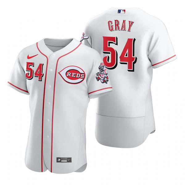 Men's Cincinnati Reds #54 Sonny Gray Nike White Home Flex Base Player Jersey