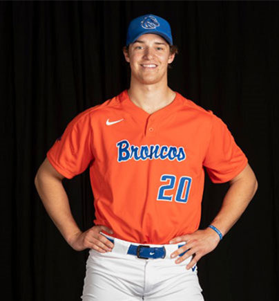 Mens Youth Boise State Broncos Custom 2020 Nike Orange College Baseball Jersey 