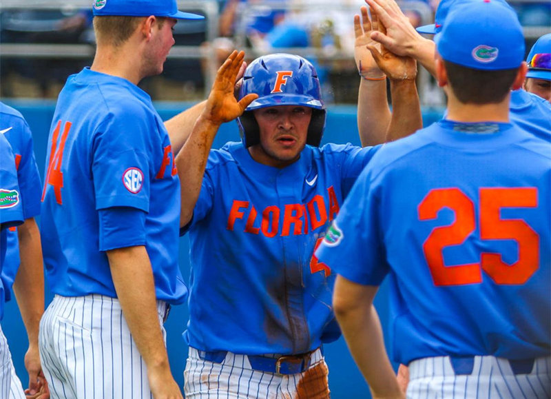 Men's Youth Florida Gators Custom Nike 2020 Royal College Baseball Jersey