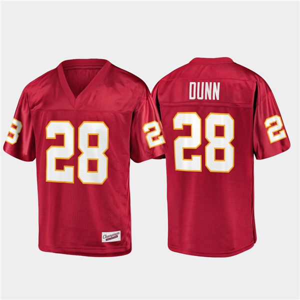 Men's Florida State Seminoles #28 Warrick Dunn Champions Collection Garnet Football Jersey