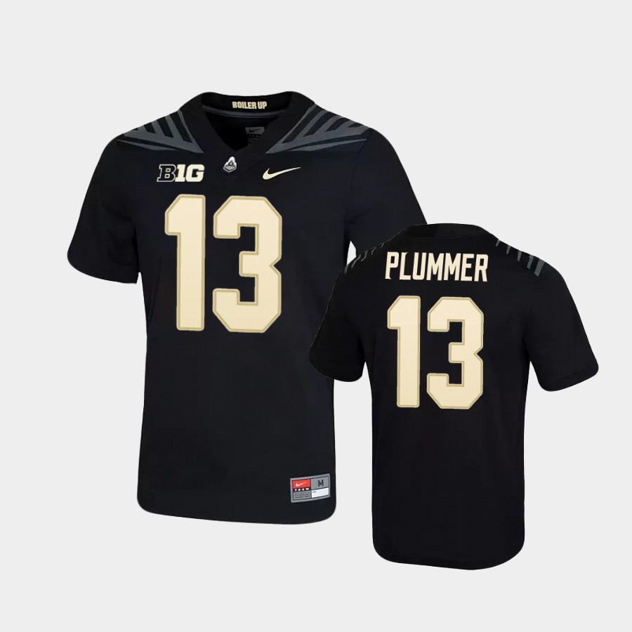 Men's Purdue Boilermakers #13 Jack Plummer Nike Black College Game Football Jersey