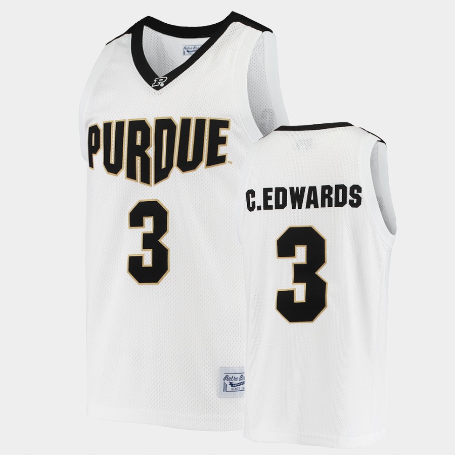 Men's Purdue Boilermakers #3 Carsen Edwards Nike White College Game Basketball Jersey