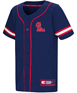 Men's Ole Miss Rebels Blank Special Edition Navy Baseball Jersey