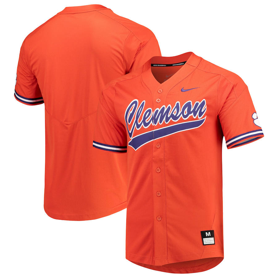 Men's Clemson Tigers Nike Orange College Baseball Jersey