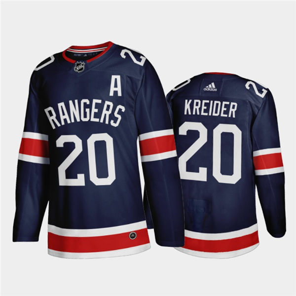 Mens New York Rangers #20 Chris Kreider adidas Navy 2020/21 Special Edition Player Jersey