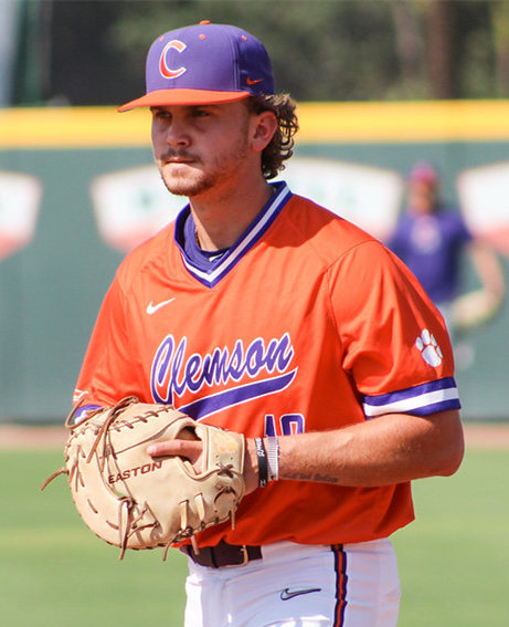 Men's Clemson Tigers Custom Nike Orange Pullover Baseball Jersey