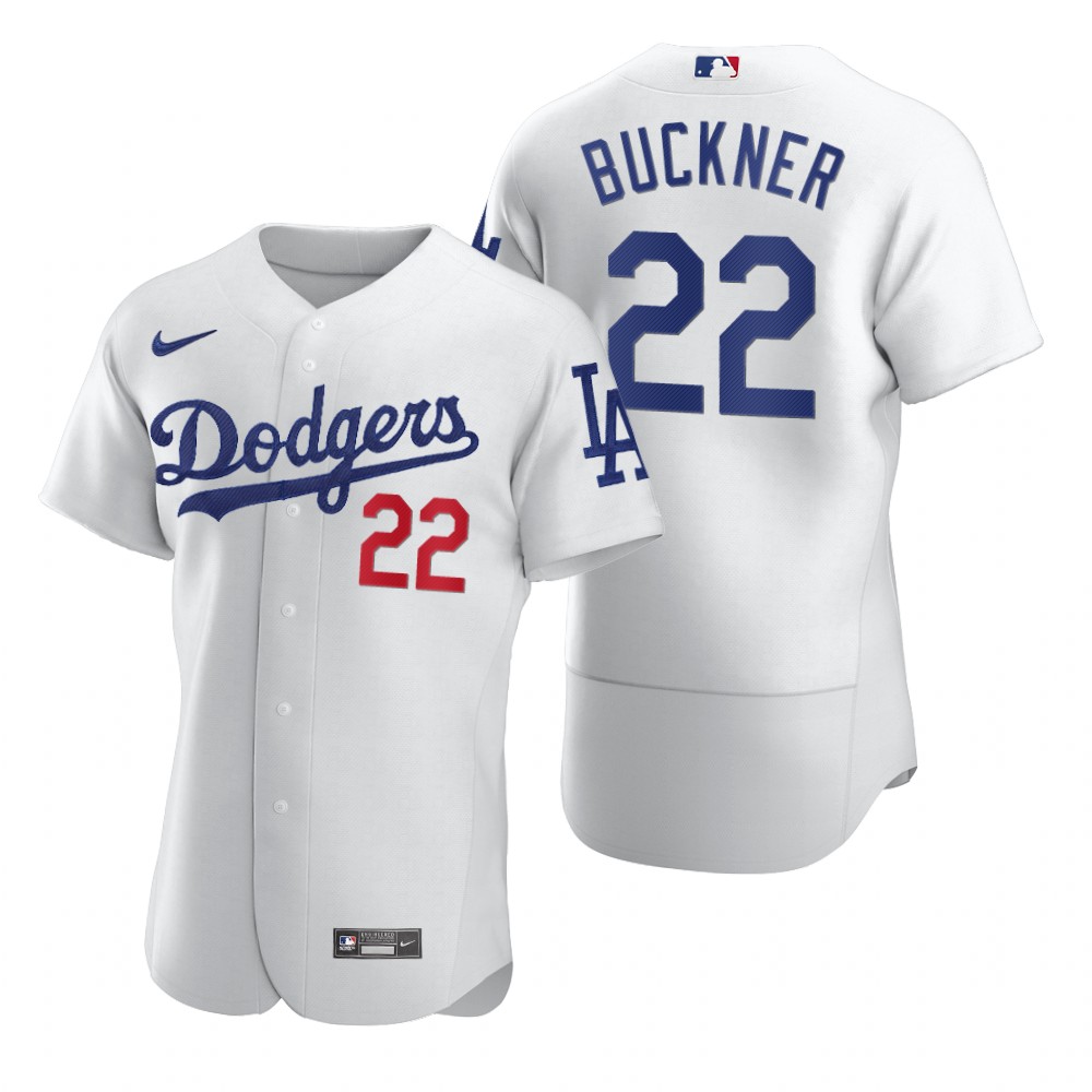 Mens Los Angeles Dodgers Retired Player #22 Bill Buckner Nike White Flexbase Jersey