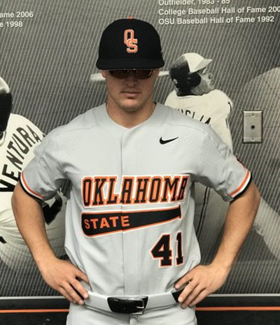 Men's Oklahoma State Cowboys Custom Grey Retro College Baseball Jersey
