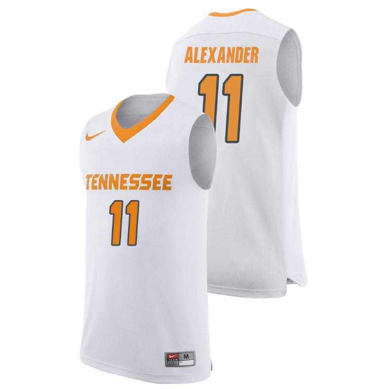 Men's Tennessee Volunteers 11 Kyle Alexander Nike 201518 White
