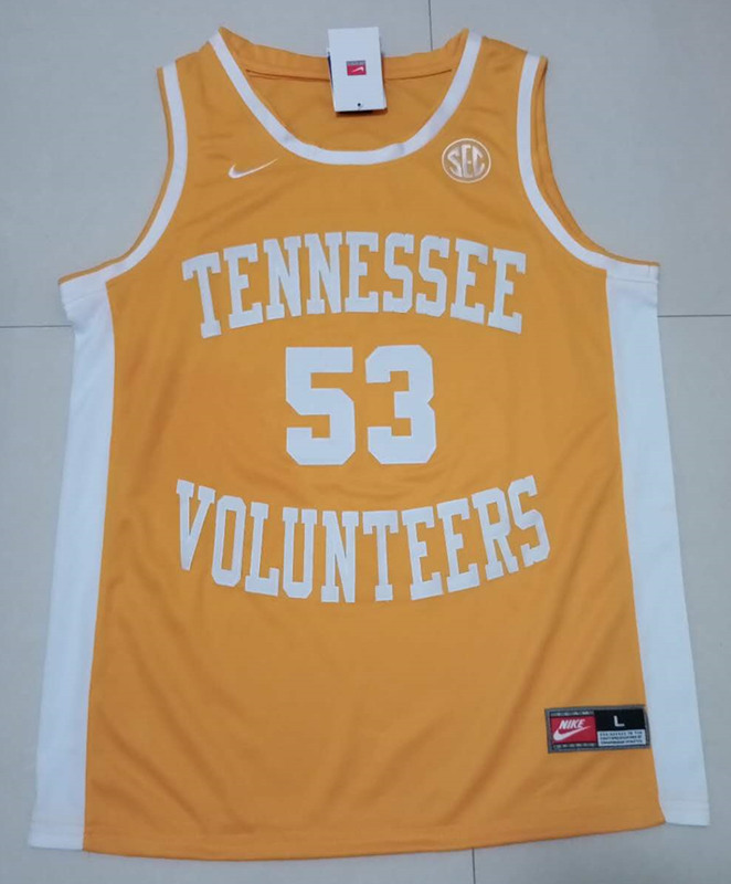 Men's Tennessee Volunteers Retired Player #53 Bernard King Nike 2020 Orange Retro College Basketball Jersey
