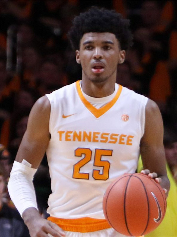 Men's Tennessee Volunteers Custom  Nike 2015-18 White Basketball Jersey