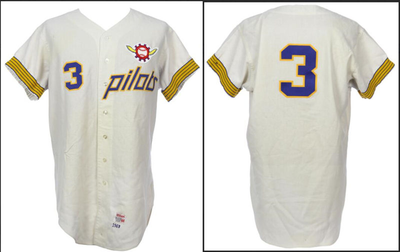 1969 Joe Schultz Game Worn Seattle Pilots Jersey. Baseball, Lot #80544