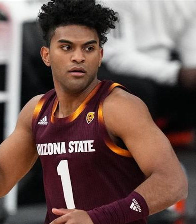 Men's Arizona State Sun Devils #1 Remy Martin Adidas 2021 Maroon White College Basketball Game Jersey