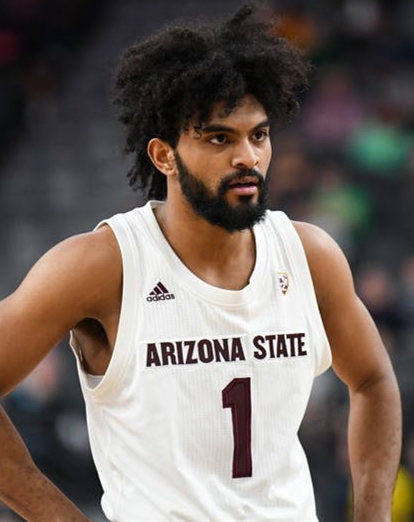 Men's Arizona State Sun Devils Custom Adidas Full White Arizona State BasketballJersey