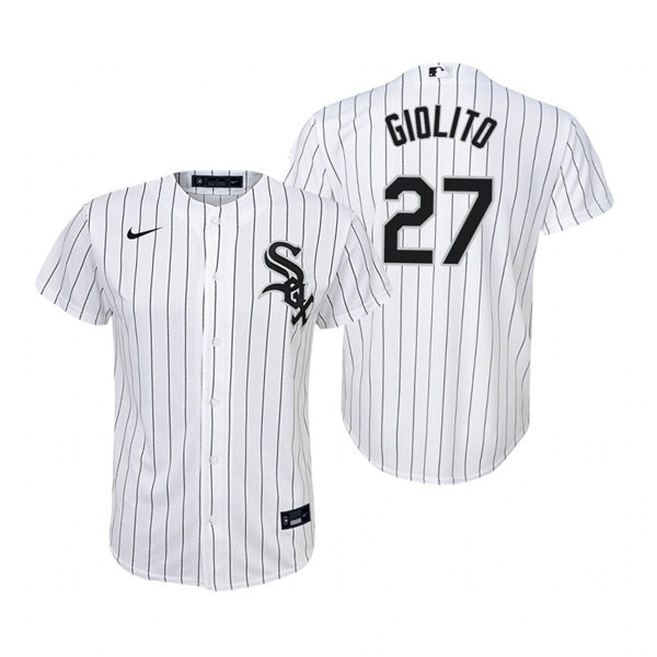 Youth Chicago White Sox #27 Lucas Giolito Nike White Home Jersey