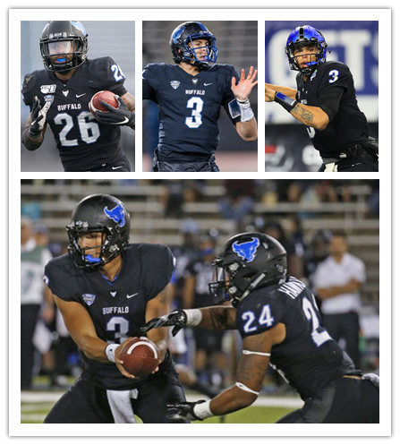 Men's Buffalo Bulls Custom Nike Black College football Game Jersey