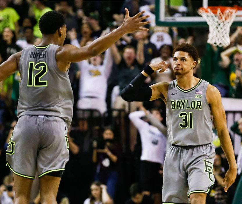 Mens Baylor Bears Custom Nike Grey NCAA College Basketball Jersey