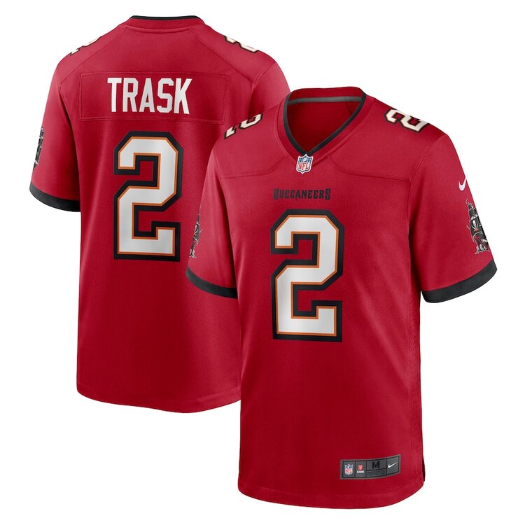 Men's Tampa Bay Buccaneers #2 Kyle Trask Nike Red Game Football Jersey 