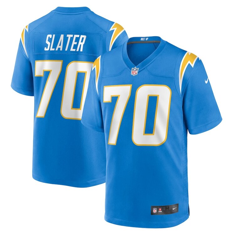 Men's Los Angeles Chargers #70 Rashawn Slater Nike Powder Blue Vapor F.U.S.E. Limited Jersey