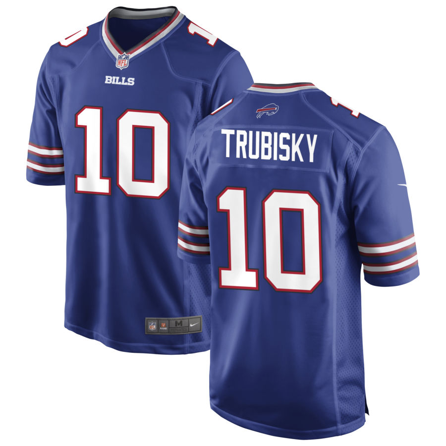 Men's Buffalo Bills #10 Mitchell Trubisky Nike Royal Player Game Football Jersey