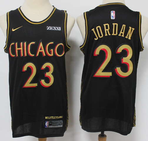 Men's Chicago Bulls #23 Michael Jordan  Nike Grey 2021 NBA City Edition Jersey