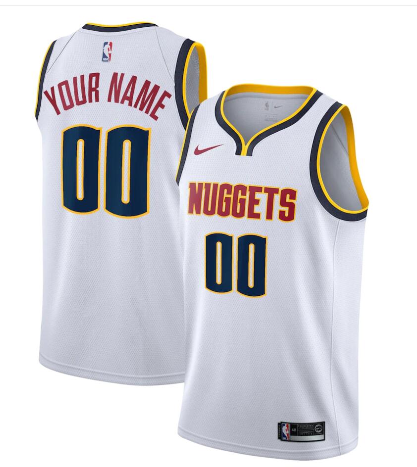 Mens Denver Nuggets Custom Nike Association Swingman Jersey