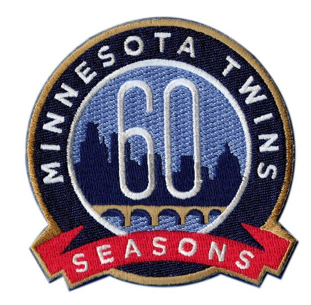 2020 Minnesota Twins 60th Anniversary Jersey Patch