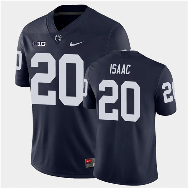 Men's Penn State Nittany Lions #20 Adisa Isaac Nike Navy with Name College Football Jersey 